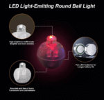 LED VASE BASE 15 SUPER BRIGHT LIGHTS UPLIGHT VASE DISPLAY